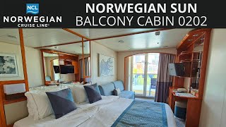 Norwegian Sun  Balcony Stateroom 0202 [upl. by Marleah]