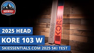 2025 Head Kore 103 W  SkiEssentialscom Ski Test Review [upl. by Etnom]