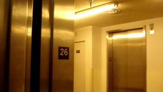 Otis Traction Service Elevators at Ballys Hotel amp Casino in Las Vegas NV [upl. by Anawahs659]