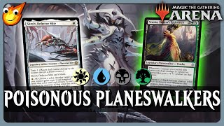 Can a 4 Color Atraxa deck be done on a 9 Rare69 Budget  BrawlEDH MTG Arena [upl. by Orimlede708]