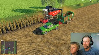 Farming Simulator 19  CATERPILLAR 420F IT Backhoe Loader Digging Dirt [upl. by Epuladaug176]