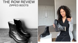 REVIEW  The Row Zipped boot review Fitsizing price how to style [upl. by Corso]