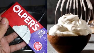 Olpers Dairy CreamHow to whip olpers dairy cream How to make cake frosting with olpers cream [upl. by Athal565]