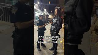 NYPD THOUGHT HE WAS KAYFLOCK😂🫵nypd police nydrill nycdrill stopandsearch cops kayflock nyc [upl. by Gove]