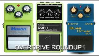 Maxon SD9  Nobels ODR1  Boss BD 2 Overdrive Roundup [upl. by Ramedlab]