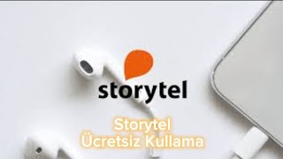 Storytel Ücretsiz Kullanma  Storytel Sesli Kitap [upl. by Anawaj]