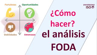 Guía completa ¿Cómo hacer el análisis FODA [upl. by Ynohta]