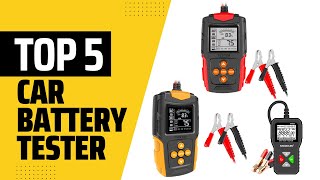 TOP 5 Best Car Battery Tester 2023 [upl. by Ayrad]