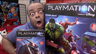 DISNEY PLAYMATION Gamma Gear amp Ultron Prowler Bot UNBOXING [upl. by Anes]