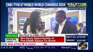 Vijay Guntur speaks to CNBCTV18  HCLTechAtMWC [upl. by Taddeo797]