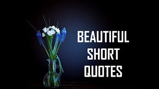 Beautiful Short Quotes  Life Lessons [upl. by Sire]