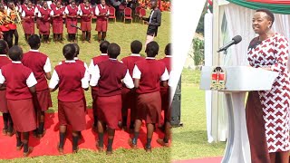 Exciting as Butere Girls perform Charonyi Ni Wasi song by Maroon Commandos before HE Rachael Ruto [upl. by Jamal]