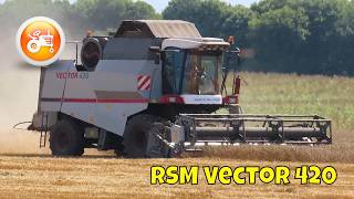 Harvest 2024  Rostselmash Vector 420 combine harvester [upl. by Nylirak]