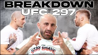 UFC297  Strickland V Du Plessis Rounds 2  6  Volkanovskis Fight Predictions [upl. by Bergen]