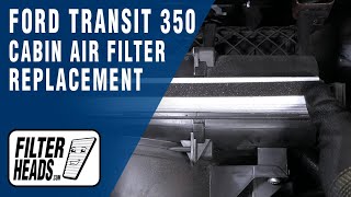 How to Replace Cabin Air Filter 2018 Ford Transit350  AQ1291 [upl. by Lorry481]