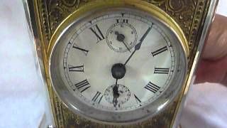 Antique musical carriage clock [upl. by Hna]