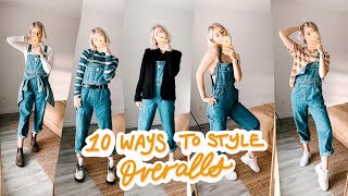 How to 10 ways I style my overalls [upl. by Myrtle]