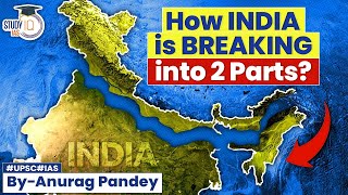 Indian Tectonic Plate is Breaking into Two Parts  Himalayas  UPSC GS1 [upl. by Welbie]