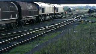 2 Tees Yard Freight trains at the West Endavi [upl. by Madriene844]