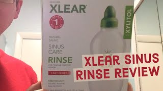 Xlear sinus rinse review  Sinusitis  Sinus Infection [upl. by Gnivre]