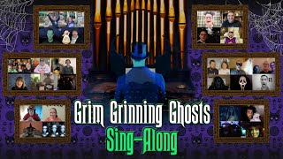 Haunted Mansion SingAlong  Grim Grinning Ghosts [upl. by Ardith]