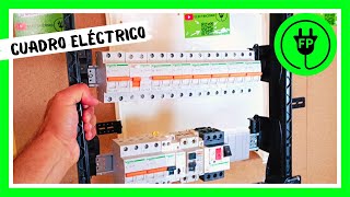 Montaje y repaso de PARTES DE UN CUADRO ELÉCTRICO de VIVIENDA o LOCAL de pública concurrencia [upl. by Tresa]