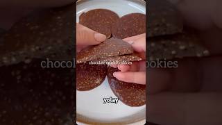 Chocolate Crunch Cookies  3 Ingredients Chocolate Quinoa Cookies  Sizzling Bites [upl. by Magna]