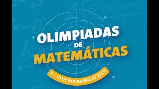 Olimpiadas de matemáticas 2023  Preparación 21 de octubre [upl. by Hinkel285]