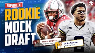 Dynasty Rookie Superflex Mock Draft  MUST Have Players for 2024 Fantasy Football [upl. by Stenger145]