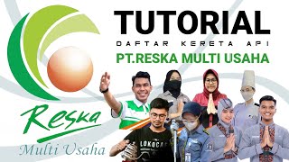 TUTORIAL REGISTRASI KAI SERVICES  PTRESKA MULTI USAHA 2021 [upl. by Suoiradal110]