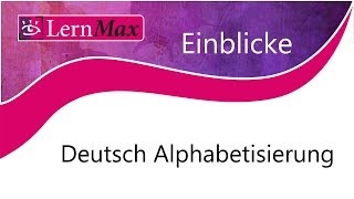 LernMax Einblicke  Deutsch Alphabetisierung [upl. by Boardman]