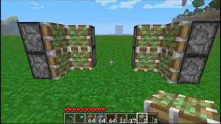 MINECRAFT Compact Hidden 2x2 Piston Door w Stairs Tutorial [upl. by Hardden376]