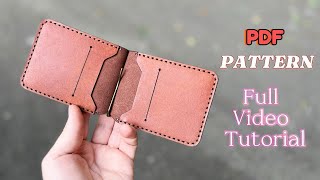 Making Money Clip Wallet  PDF Pattern [upl. by Ahsiyk]