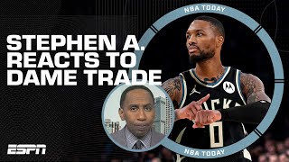 Stephen A reacts to Damian Lillards trade to Milwaukee The Bucks are lethal  NBA Today [upl. by Mendie]