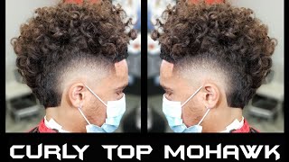 Curly Top Mohawk How To [upl. by Gertruda318]