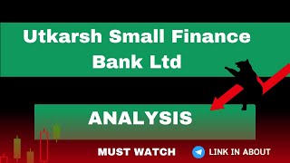 utkarsh small finance bank share newsutkarsh small finance bank share latest news todayutkarsh sma [upl. by Adnawahs]