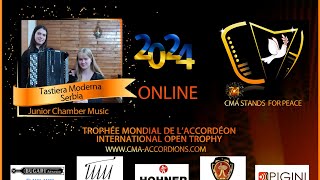 Trophée Mondial 2024 Junior Chamber Music TASTIERA MODERNA Serbia wwwcmaaccordionscom [upl. by Goff229]