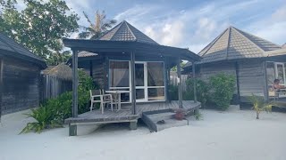 ROOM TOUR  JACUZZI BEACH VILLA  KUREDU ISLAND RESORT  MALDIVES VLOG [upl. by Mandell]