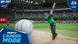 The Finisher Role  Cricket 22 My Career Mode 111 [upl. by Nahtnoj]