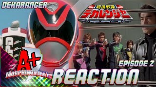 Tokusou Sentai Dekaranger Episode 2 REACTION  Teamwork at its most Unstable  Robo Debuts [upl. by Rosemari]