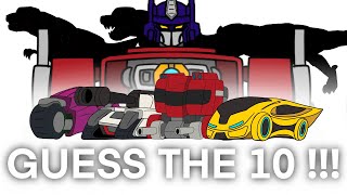 Is that a MEGATRON or an OPTIMUS PRIME GUESS THE 10 RANDOM TRANSFORMERS [upl. by Bonucci]