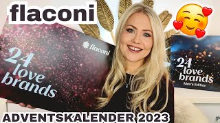 flaconi Love Brands Adventskalender 2023  Unboxing amp MEGA VERLOSUNG 🤩 [upl. by Leirbma138]