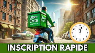 Astuces pour sinscrire RAPIDEMENT en tant que Livreur Uber Eats [upl. by Neelya]