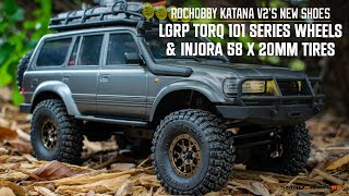 ROCHobby Katana V2 with Injora 58 x 20mm Tires and LGRP TORQ 101 Series Wheels [upl. by Wordoow]