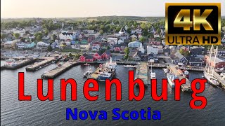 Lunenburg Nova Scotia in 4kHD [upl. by Anawot597]