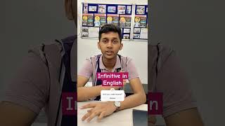 Infinitive in English  Grammar Lesson shorts [upl. by Nallad242]