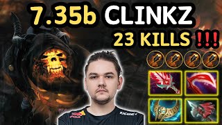 🔥 735b CLINKZ Safelane 23 KILLS From YATORO 🔥 951 XPM EZ For YATOROGOD  Dota 2 [upl. by Ahsemo]