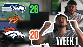 Broncos vs Seahawks WEEK 1 REACTION What happened [upl. by Anikehs]