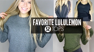 My All Time Favorite Lululemon Tops  Keltie OConnor [upl. by Ydor]