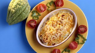 Recette  Gratin de christophines [upl. by Leavelle687]